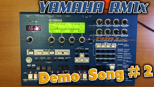 Грувбокс из далёкого 1999 года - Yamaha RM1x ! Слушаем Demo song #2