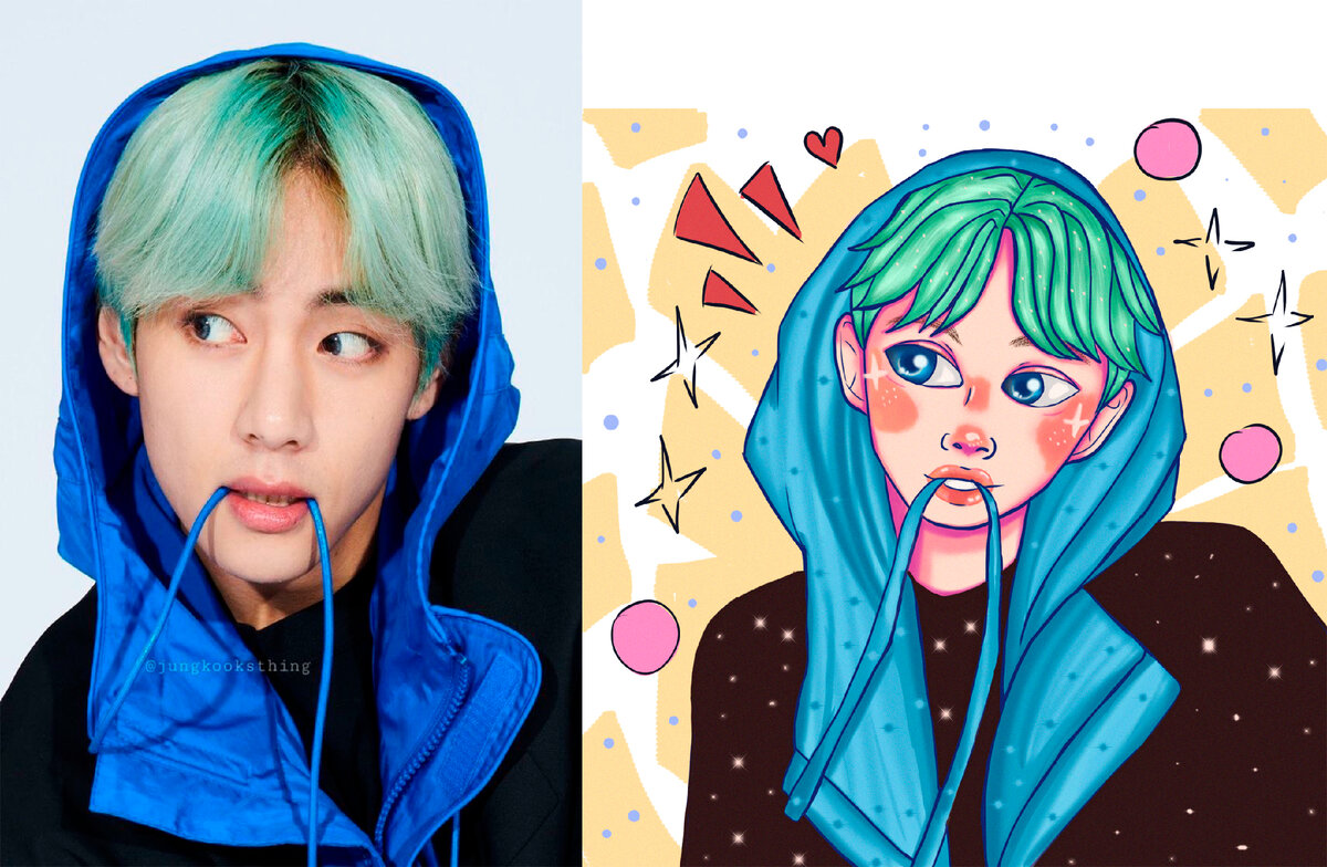 Ким Техён - участник из группы BTS