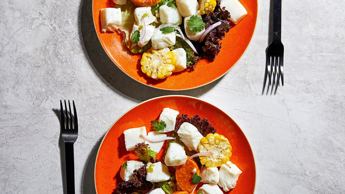 Севиче с различными гарнирами