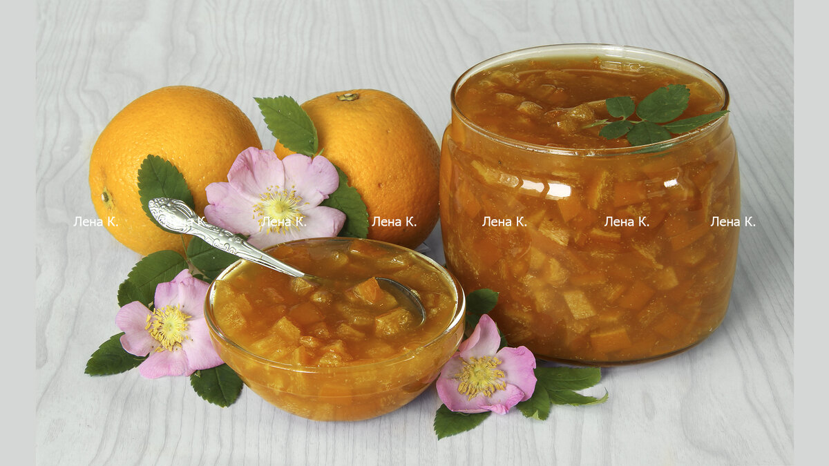 конфитюр апельсиновый,приготовление и фото Лены К.