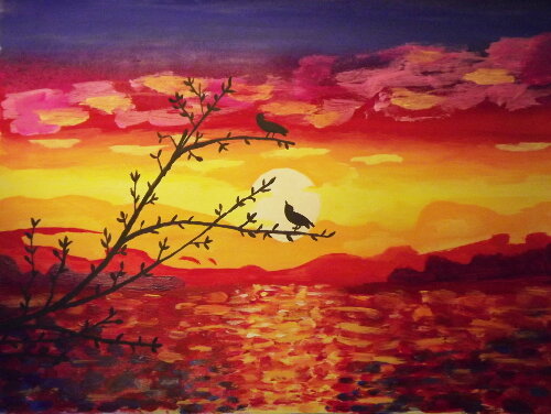 Рисунок автора. Бумага, акрил