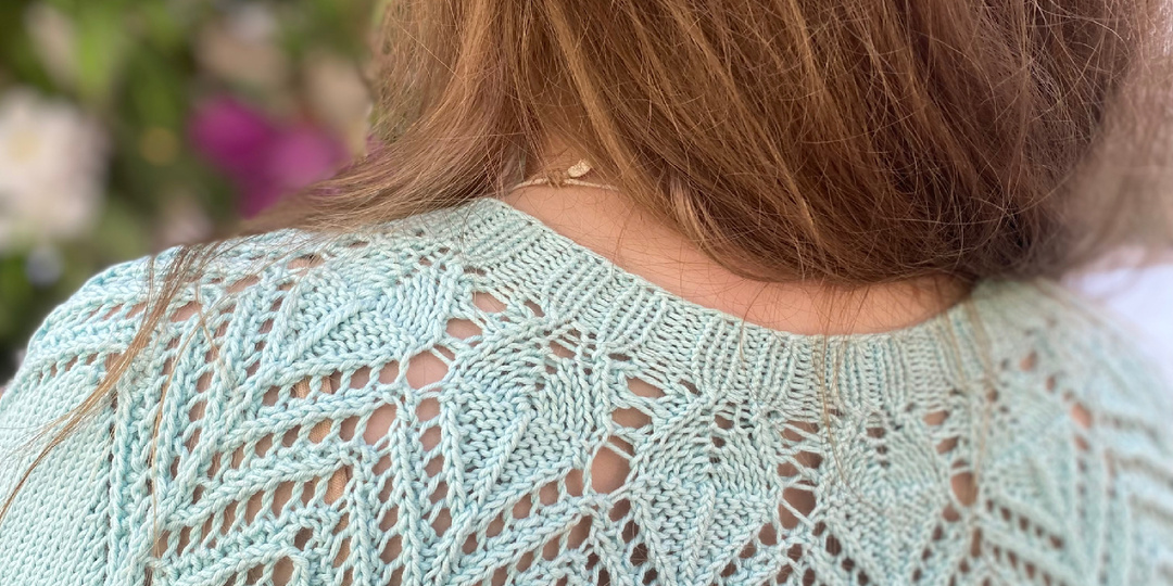 Туника"Апрель": схема ажурной кокетки и объяснения по расчетам