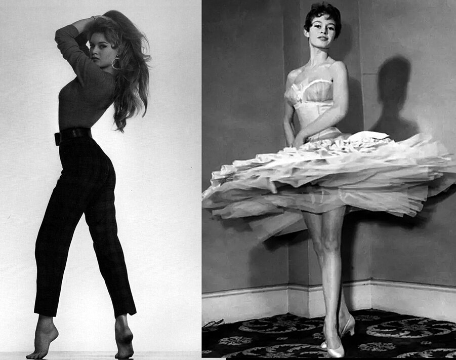 Юная Брижит Бардо 