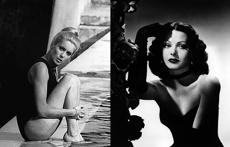 Катрин Денев и Хеди Ламарр