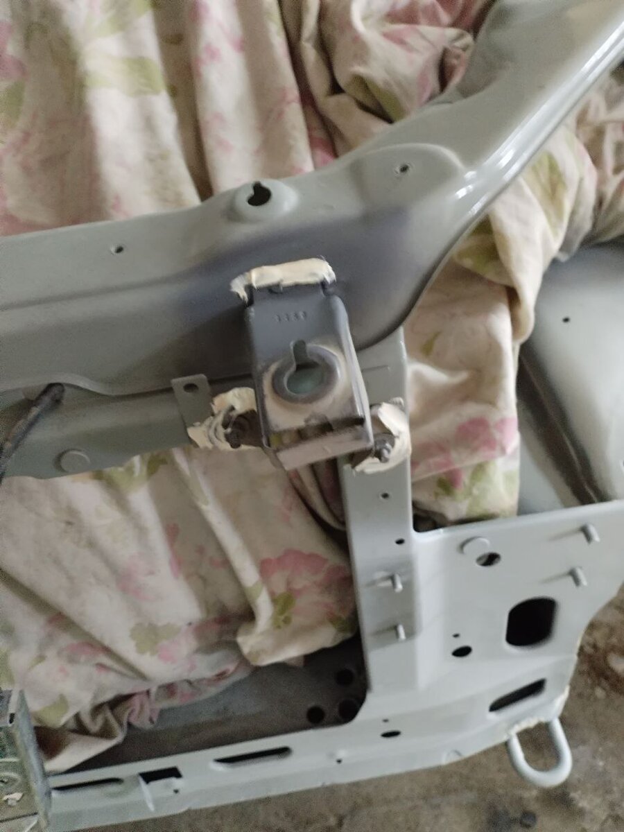 Вид на часть нового телевизора