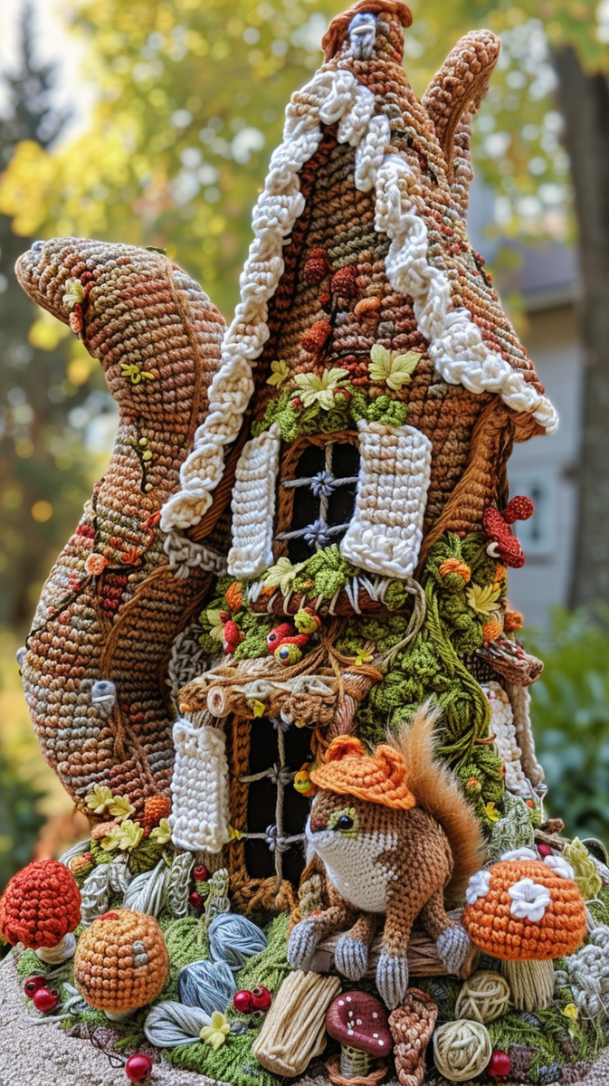 Оригинальные ножки у белочки