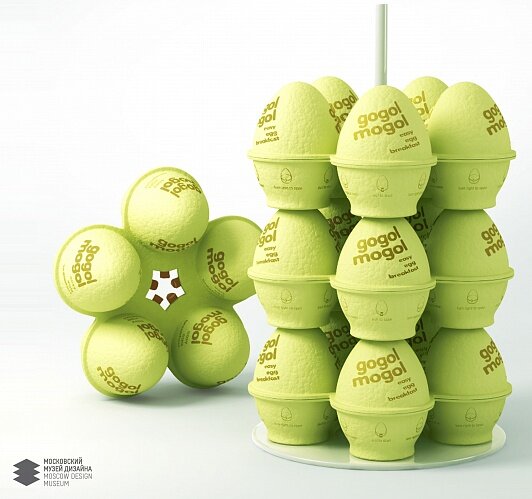 Концептуальная упаковка Gogol-Mogol, победившая на конкурсе Part Awards