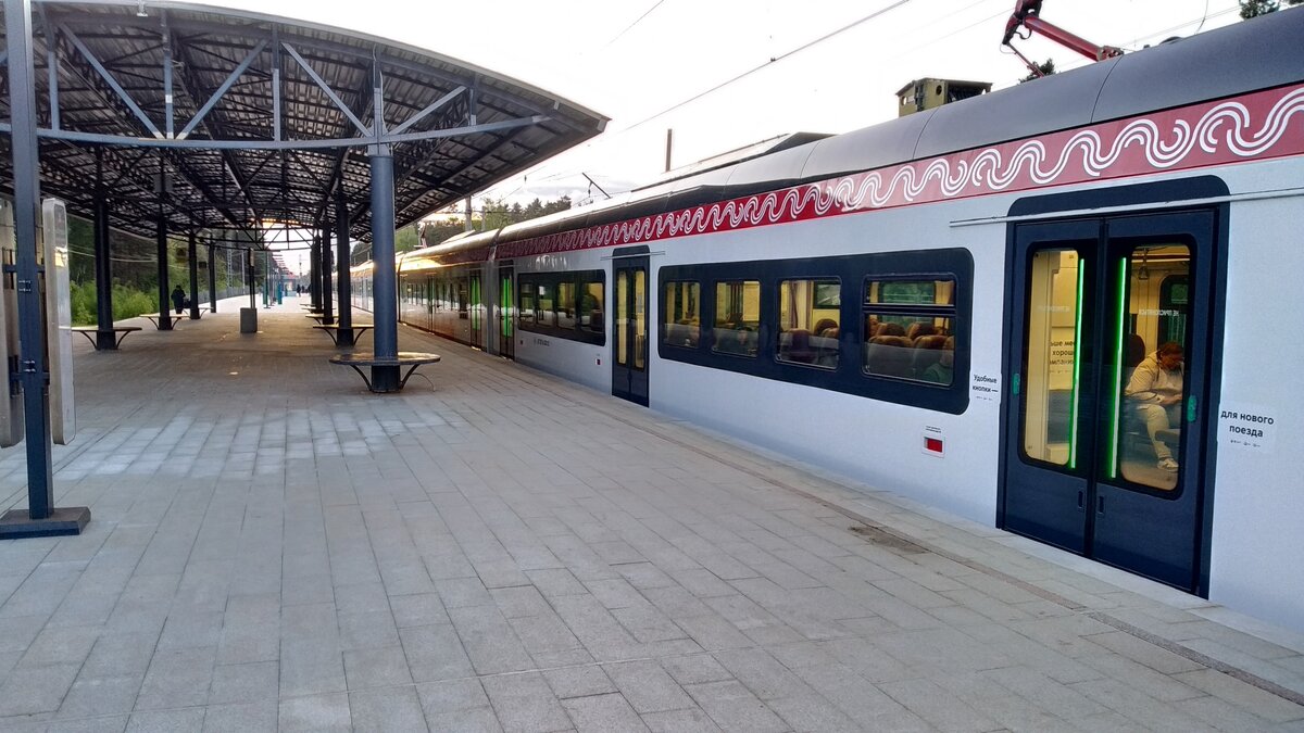 "Иволга 4.0" на линии "МЦД-3" в 5 мая 2024 года, фото автора