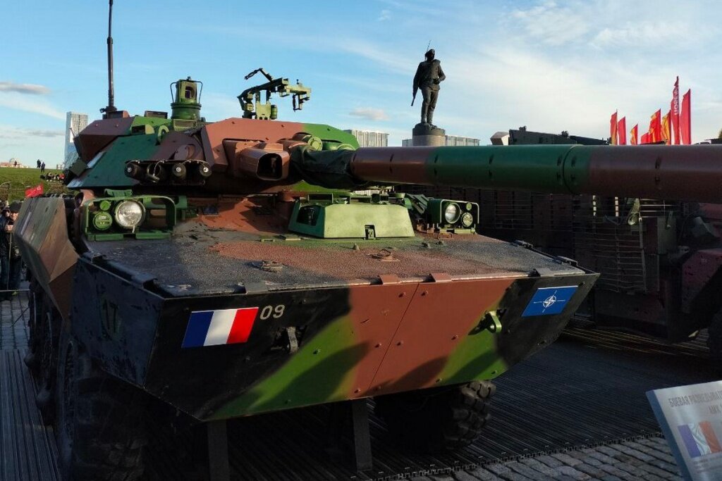 Боевая разведывательная машина AMX 10RCR. Выставка трофейной техники, Москва, май 2024. Фото: ИнфоЦентр