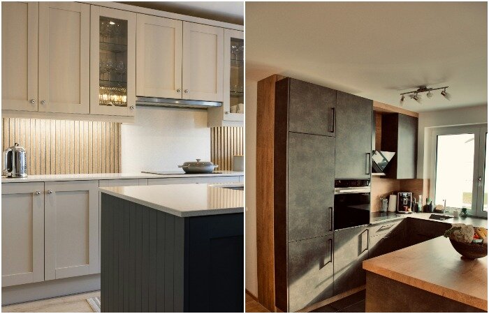 Гарнитуры с матовой фактурой выпускают в разных стилях – от классических до ультрасовременных 