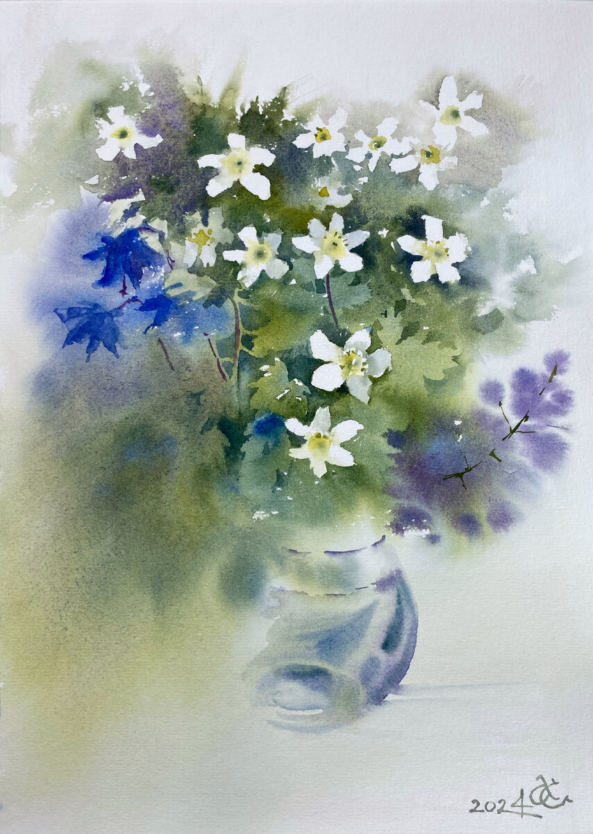 Ветреницы и компания. А5. Бумага Малевичъ, хлопок.