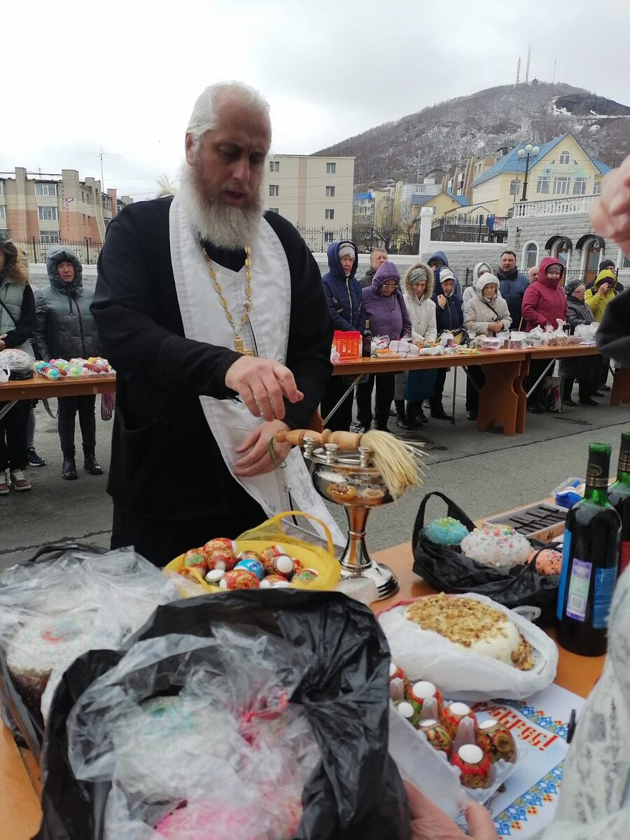 Освящение куличей