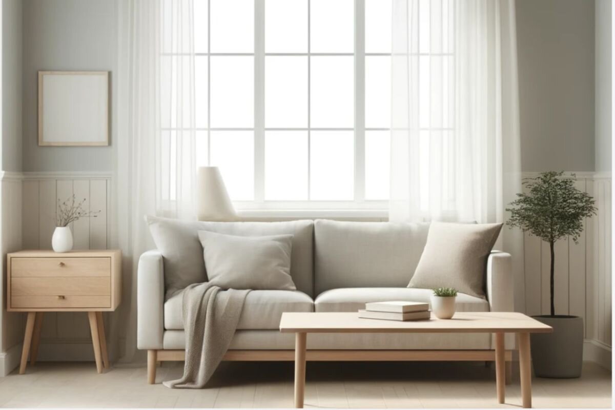 Простая мебель и неброские цвета декора всегда привлекают квартирантов. Источник: нейросеть📷
