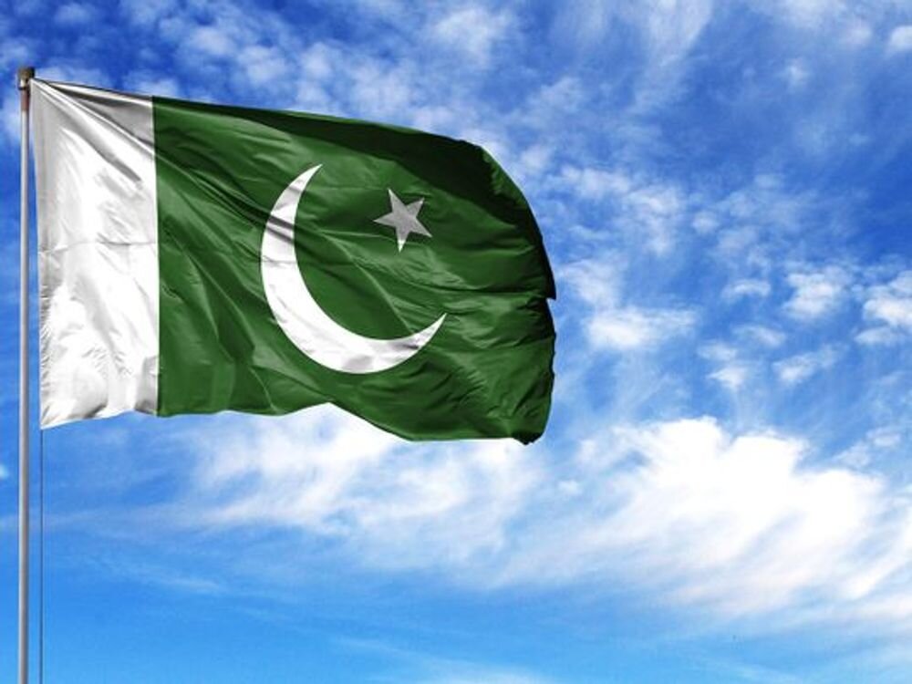 Флаг исламской республики Пакистан, изображение из открытых источников