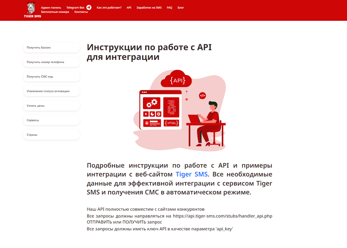 Виртуальные номера - Оптовики и подключение через API | TIGER SMS | Дзен