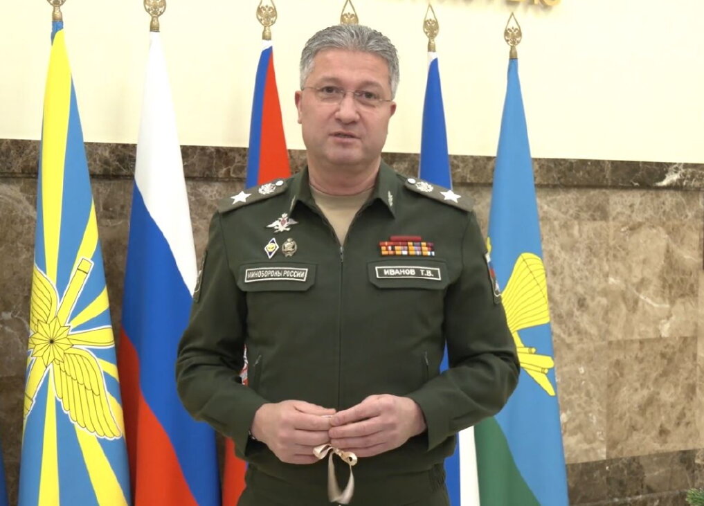 Тимур Иванов. Кадр видео Минобороны РФ