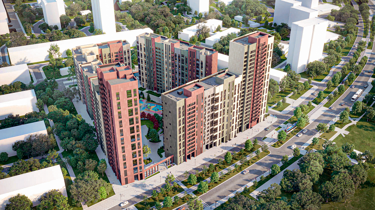 Новые кварталы реновации расположены в разных районах Москвы. Фото с сайта Фонда Реновации