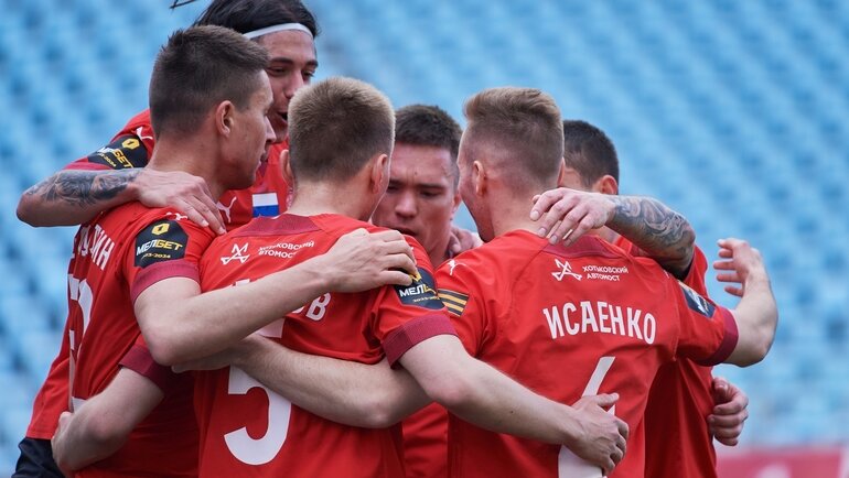    «Химки» победили «Сокол» в первой лиге (5:4).ФК «Химки»