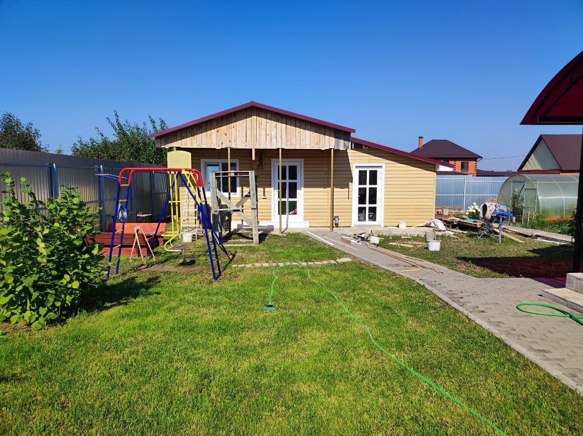 Михалыч строит баню. Иллюстрация. Фото автора. @ Горбунов Сергей