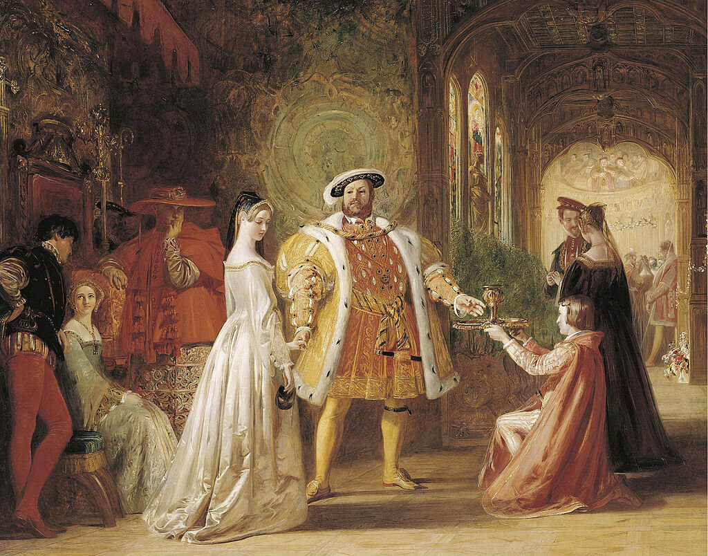 «Встреча Генриха VIII с Анной Болейн». Худ. Дэниел Маклайз (1836). фото: wikipedia.org