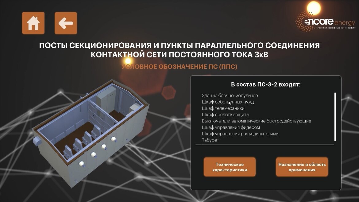 Скриншот интерактивного макета от компании VR Production.