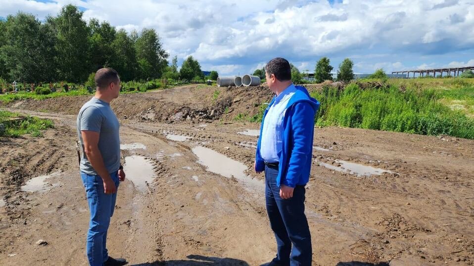     К благоустройству кладбища приступили в 2023 году. Фото: соцсети Вадима Тулаева