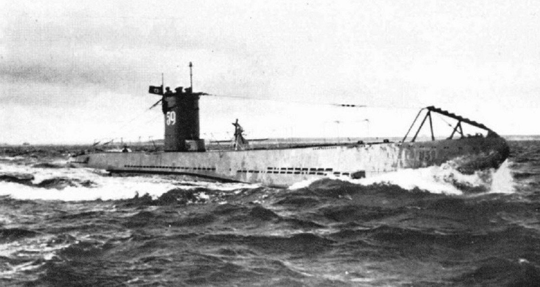  Подводная лодка U59 (http://brendtandbrendt.com)
