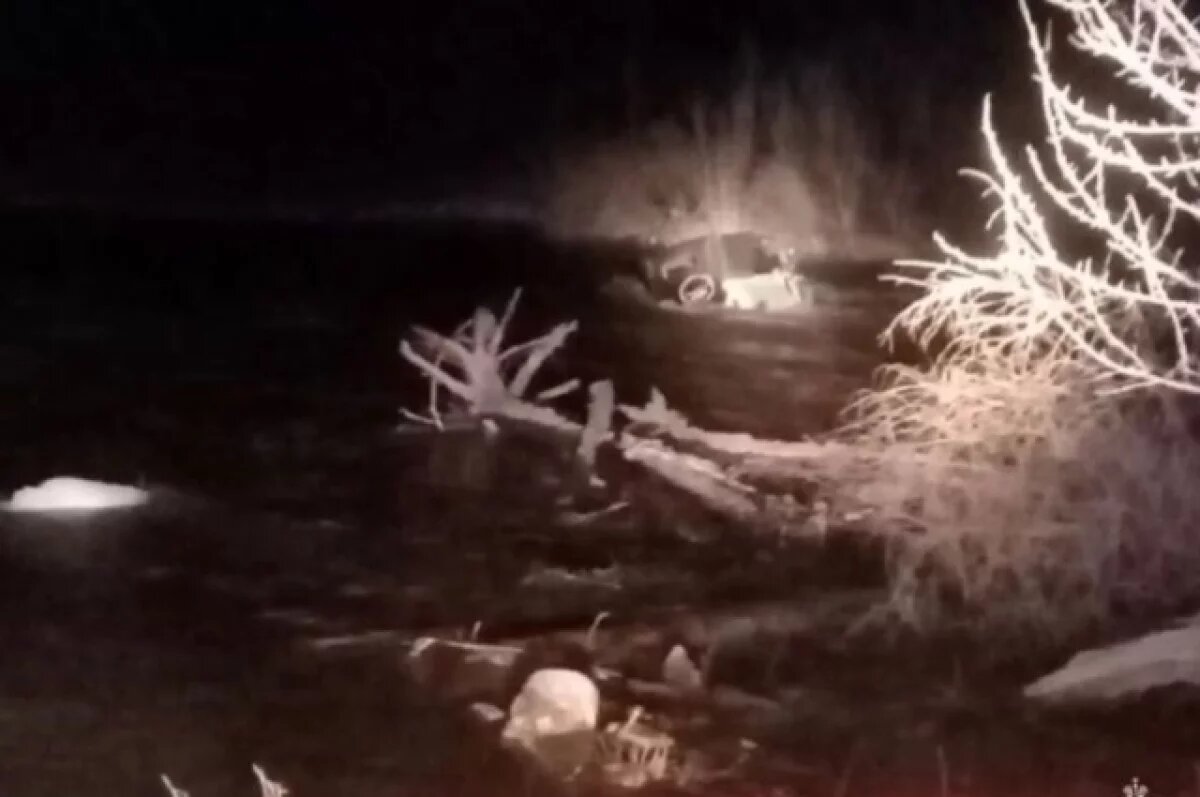    В Туве спасли семь человек с крыши автомобиля, застрявших посреди реки