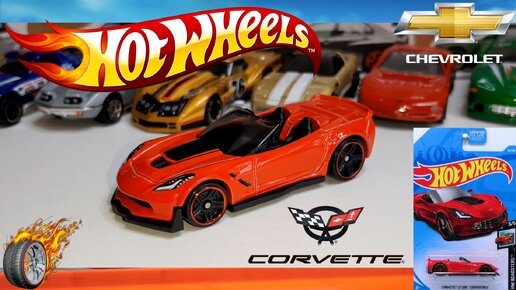 Custom Hot Wheels Corvette C7 Z06 Convertible HW Roadsters 5/5