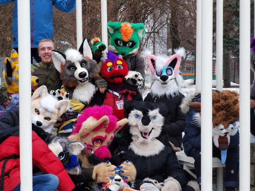 Чудаки удивляют странными костюмами, но в целом безобидны Фото: ВК «Фурри-встречи в Москве»