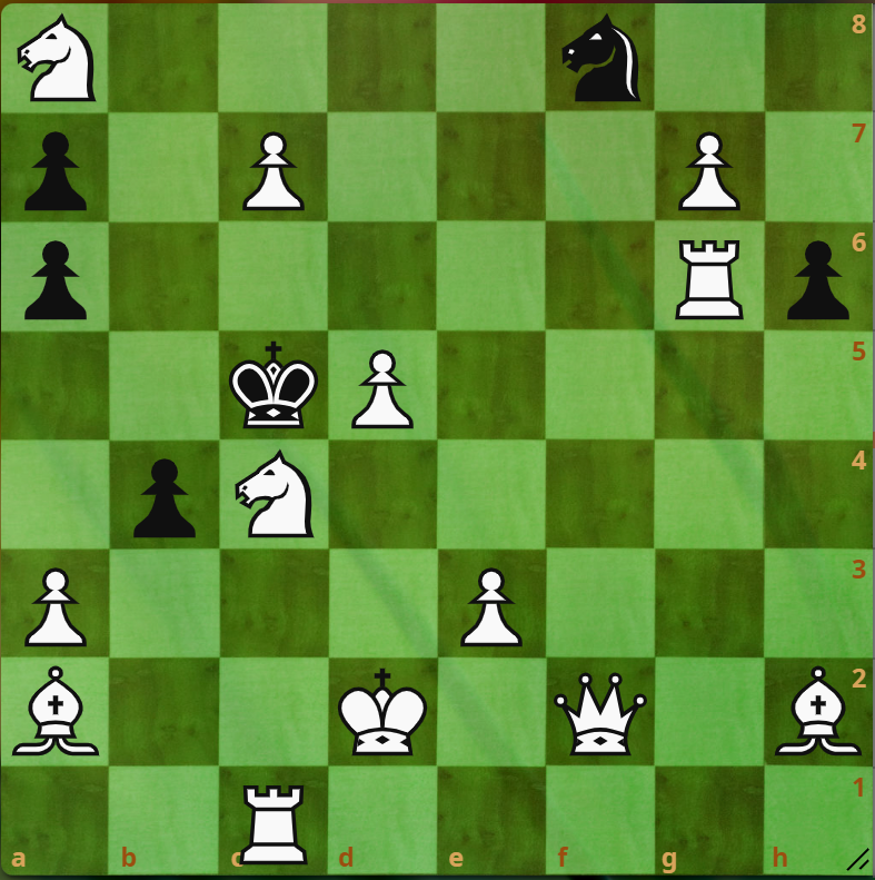 1. м1, ход белых