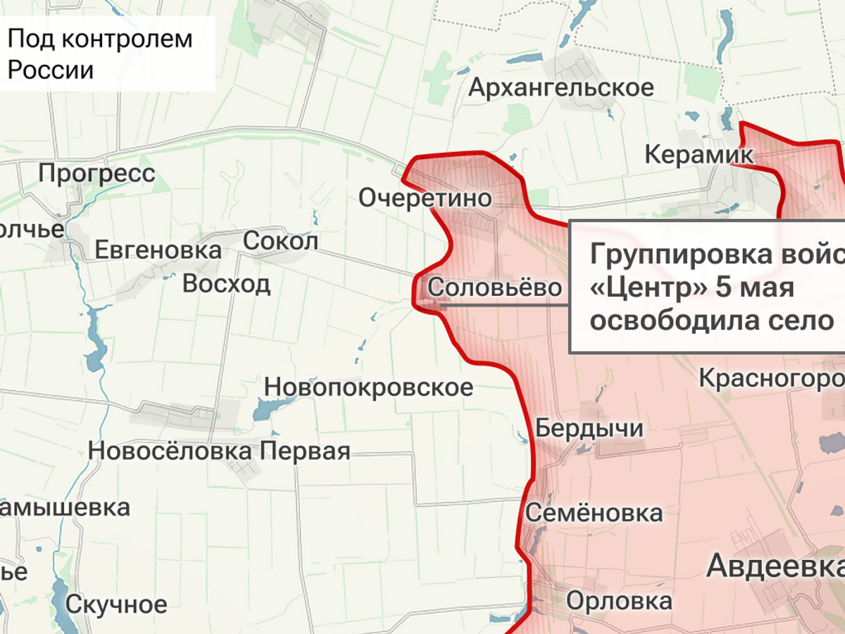    Освобожденное село Соловьево в Донецкой Народной Республике© Инфографика