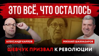 Это всё, что осталось. Шевчук призвал к революции | Михаил Шахназаров и Александр Карлов