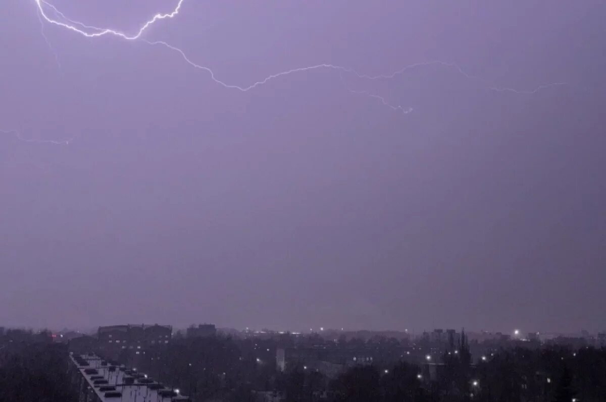    В Пензенской области ожидается сильный ветер с дождем и грозой