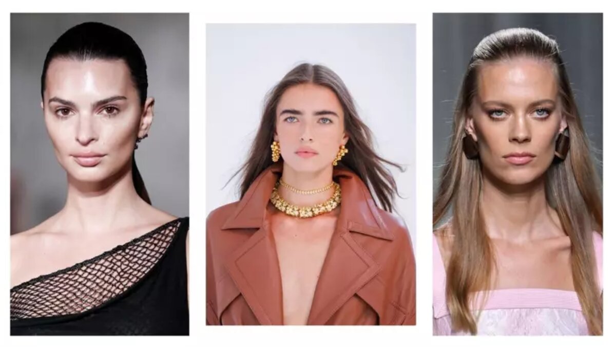 Мы собрали 10 тенденций макияжа, вдохновленных подиумами сезона весна-лето 2024: от ярко-красных губ до темно-синей подводки для глаз и естественного оттенка кожи.