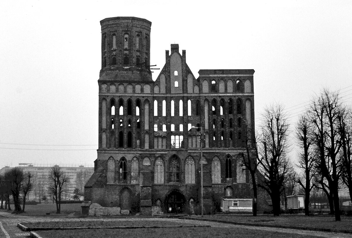 Руины Кафедрального собора, Калининград. Фото из Интернет. 