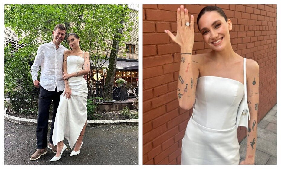    Федор Смолов женат на диджее Карине Истоминой. Фото: Соцсети Федора Смолова, Карины Истоминой