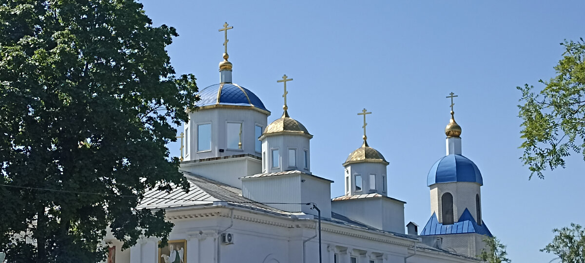 Купола собора. Фото автора 