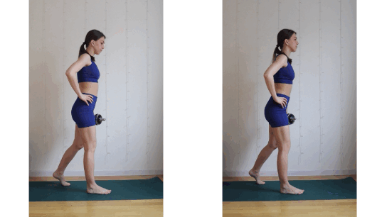 Тут использована гантель весом 4 кг. Но эти же упражнения хороши и без веса