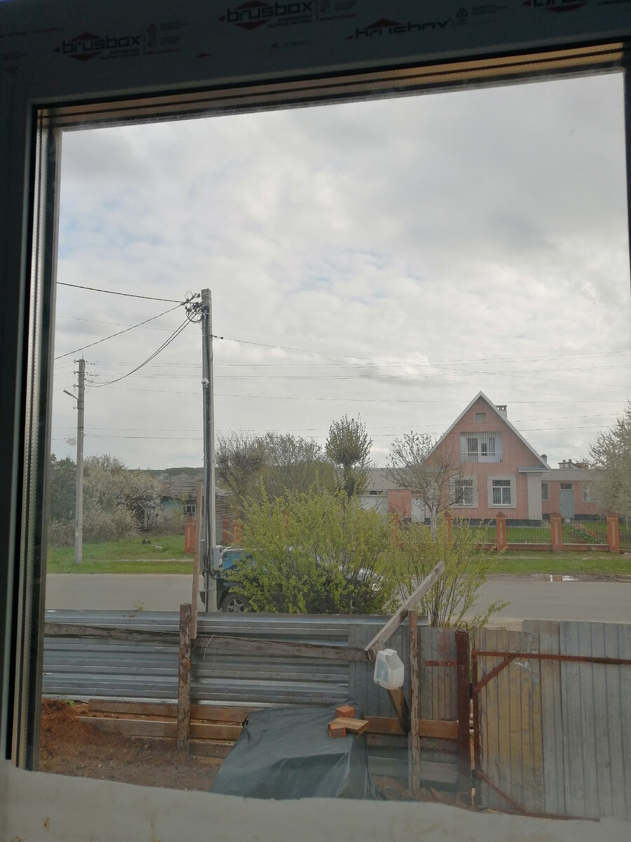 Фото, просто вид из окна коттеджа