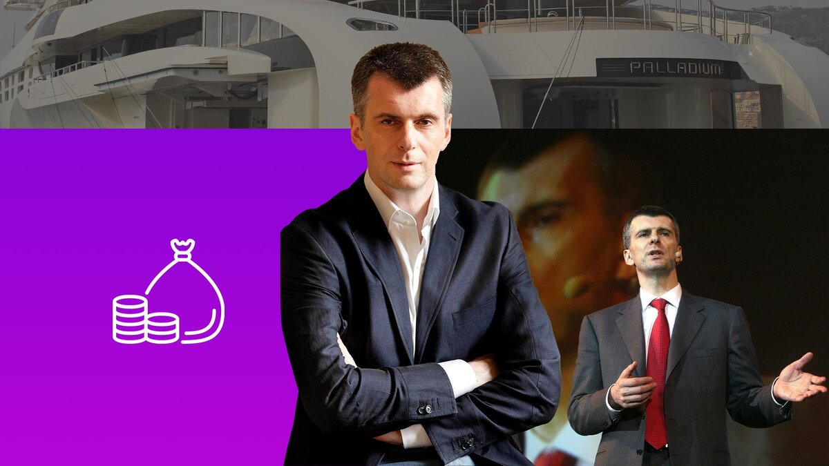 Коллаж 78.ru: mihailprohorov.ru; Zamir Usmanov; TheYachtPhoto/globallookpress.com, flaticon.com/kornkun