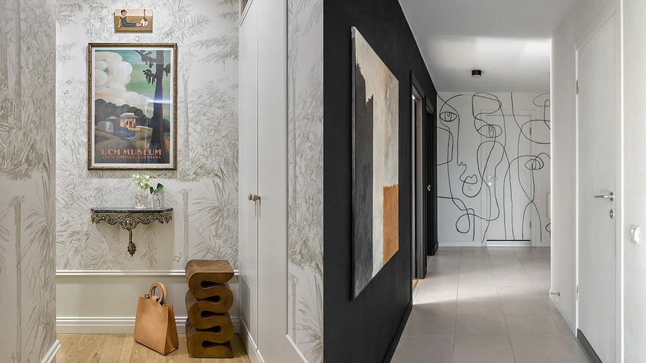 Проекты дизайнеров Натальи Митраковой (слева) и Анастасии Кашиной (справа)