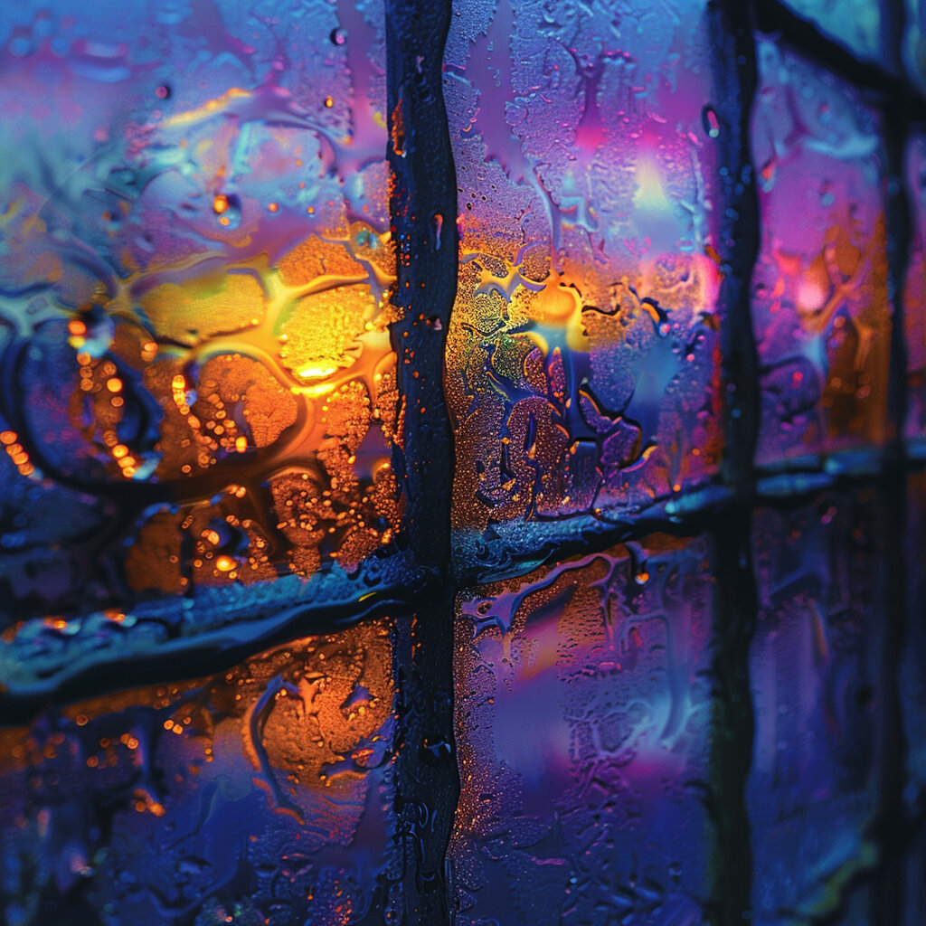 Окно в деталях. Будто чудеса вокруг.