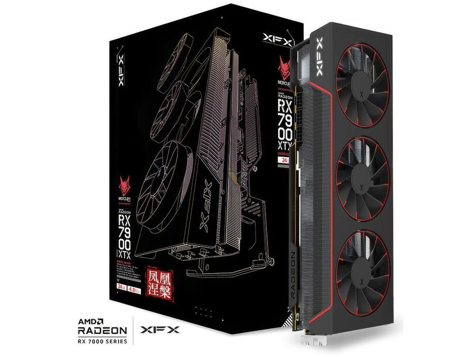 Партнёр AMD по видеокартам, компания XFX, представила новый флагман — видеокарту Radeon серии RX 7900 XTX Phoenix Nirvana.-2