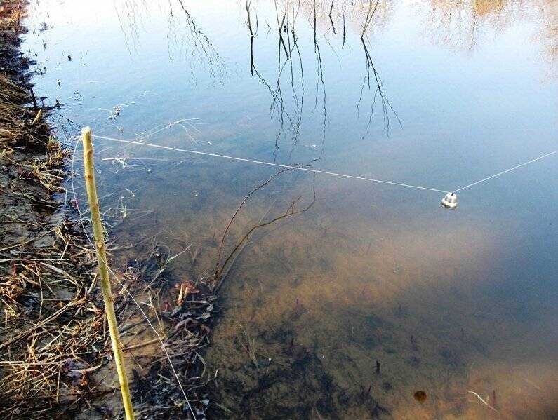 Простейшая донная снасть с кормушкой