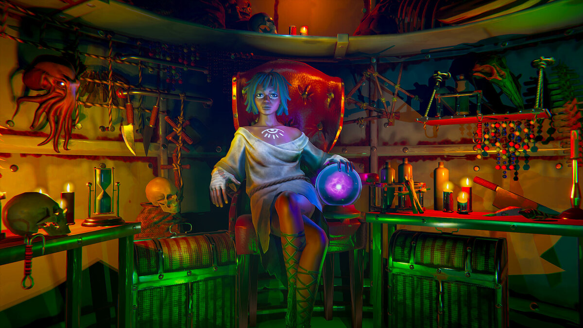 Некоторые пасхалки узнаются мгновенно — тут авторы явно черпали вдохновение из «Пиратов Карибского моря»