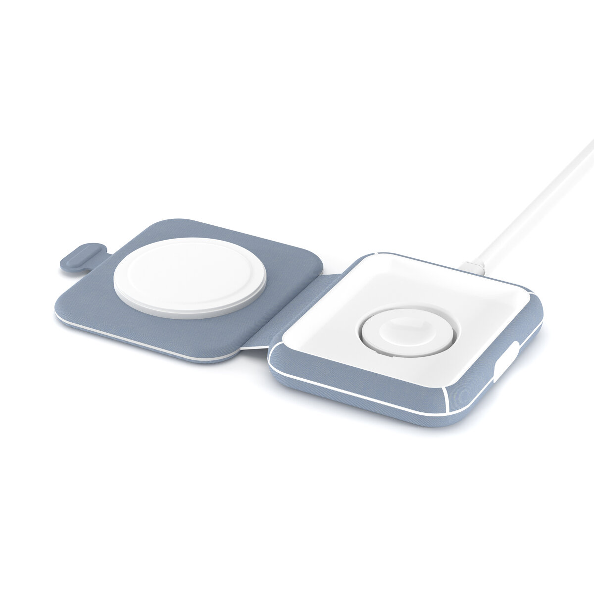 Беспроводное зарядное устройство MagSafe 2 в 1 для iPhone, AirPods и Apple Watch Lyambda LMS201 EFFETTO