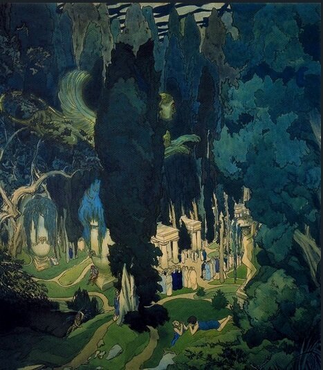 Бакст. Элизиум. 1906.