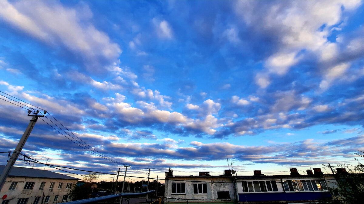 Небо под вечер было такое красивое 😊