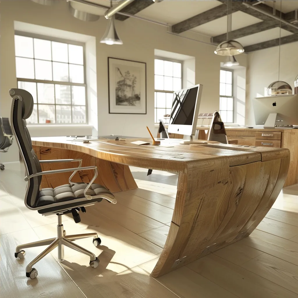 Деревянные офисные столы
